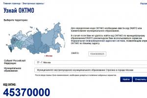 Indication of octmo in the payment order